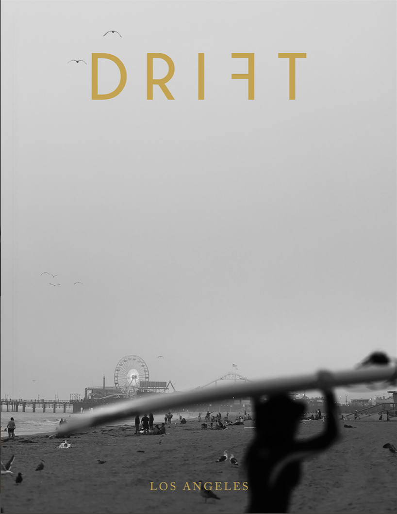 Front cover of the drift coffee table magazine